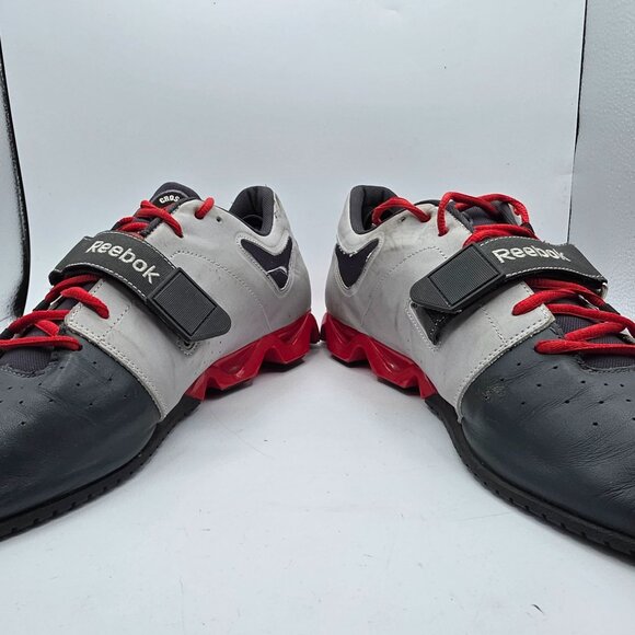 Reebok Crossfit Mens Size 15 Gray Black Weightlifting Shoes Training Gym Cross main image 12